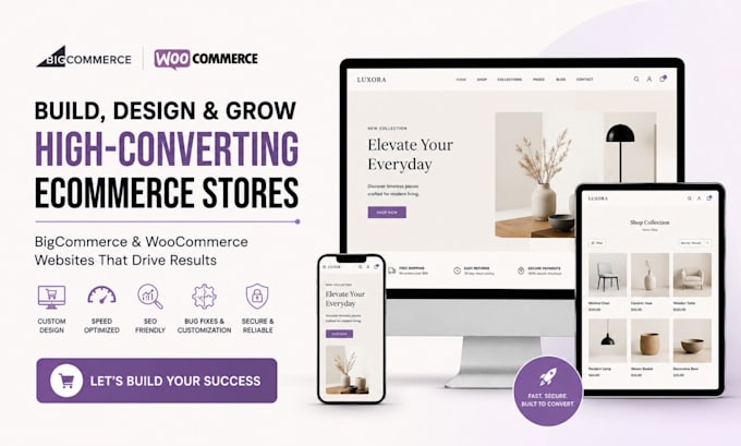design bigcommerce woocommerce ecommerce seo customize bigcommerce website