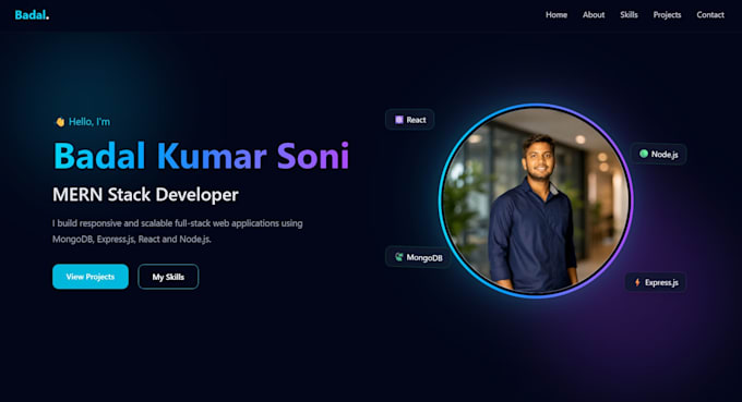 develop a responsive mern stack web application