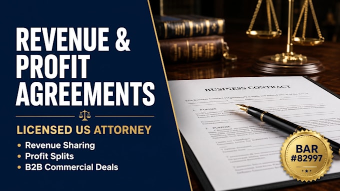 draft a legally binding profit sharing agreement for investors