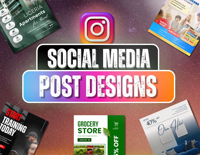 design creative social media posts design