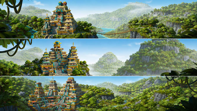 create 3d game environment, unreal engine environment, ue5 environment