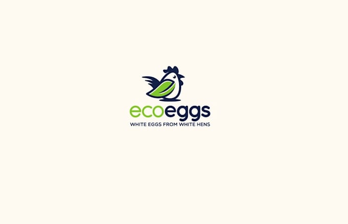 design eco eggs white environmental logo