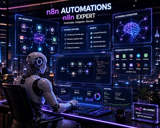setup n8n automation workflow, vapi ai, ai receptionist chatbot