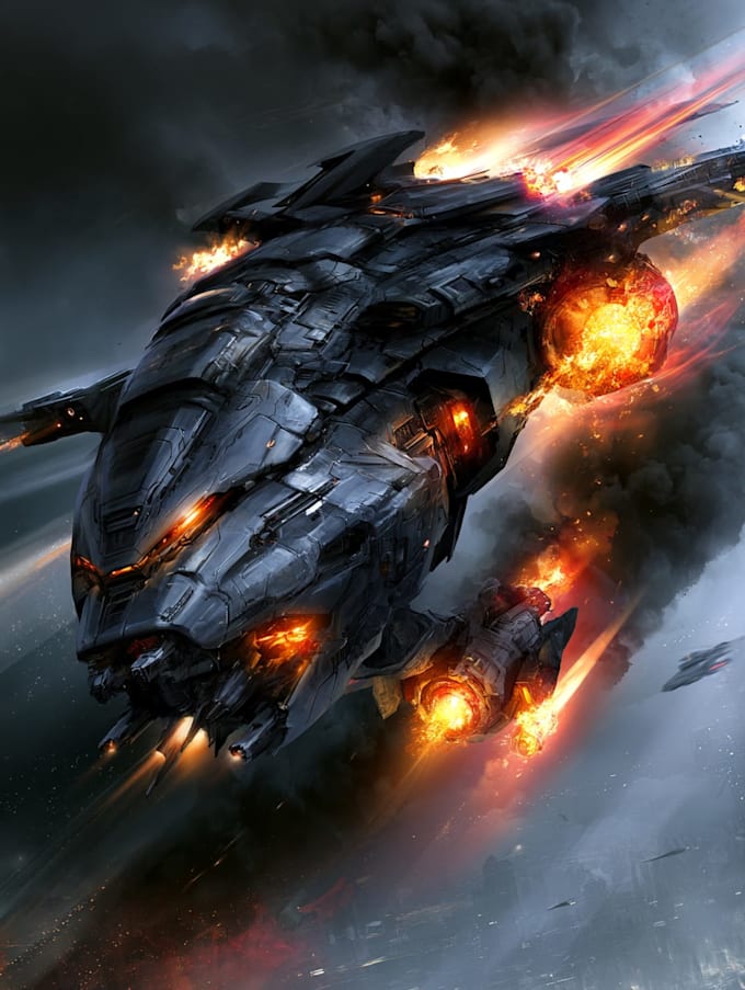 make sci fi spaceship design