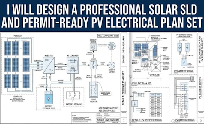 create a nec compliant solar electrical single line diagram for your pv system