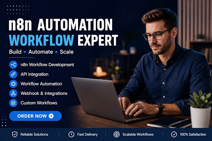 develop n8n automation, n8n workflow, ai automation or n8n ai agent