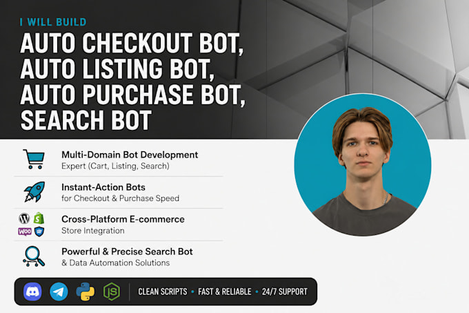 build custom automation bots and web scrapers