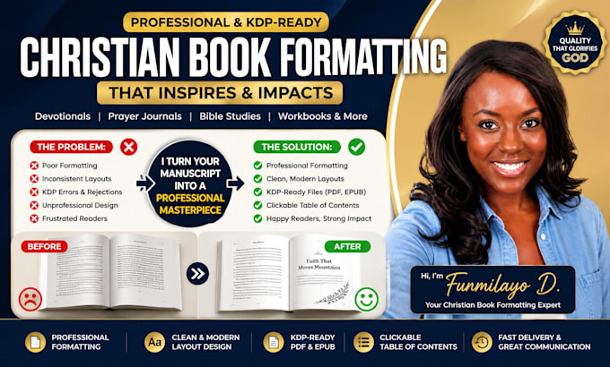 format and design christian, ebook, devotional, prayer journal