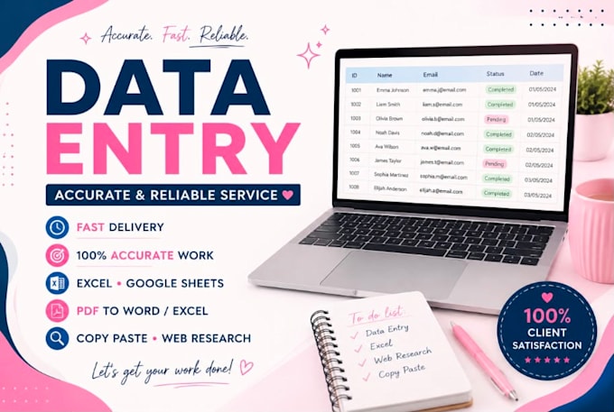 be your data entry expert