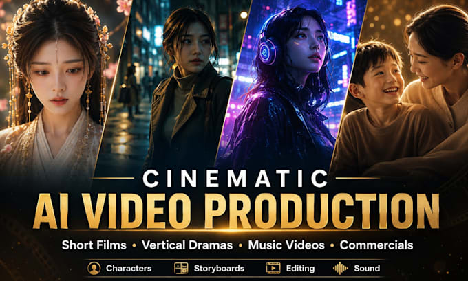 create a cinematic ai short film or vertical drama
