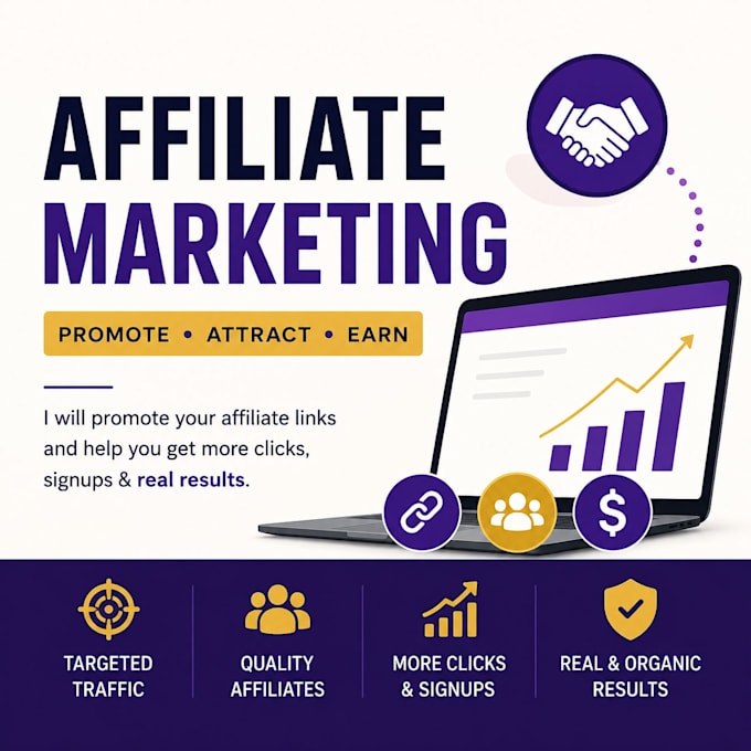 promote your affiliate links for traffic and sales