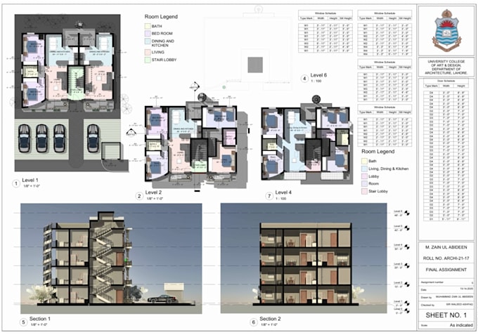 make autocad 2d floor plan and 3d floor plan design
