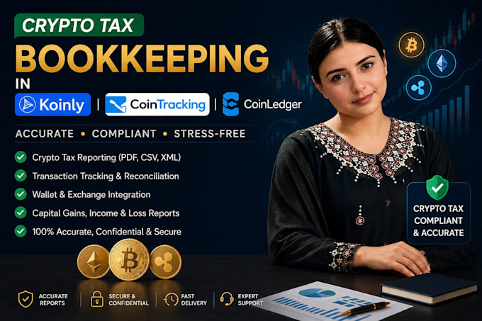 crypto tax bookkeeping in koinly cointracking coinledger
