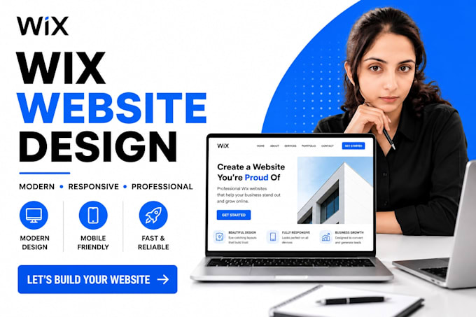 build wix website design, redesign wix website