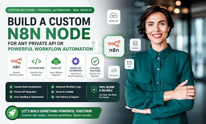 build a custom n8n node for any private API or powerful workflow automation
