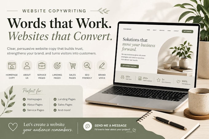 write persuasive website copy for your business