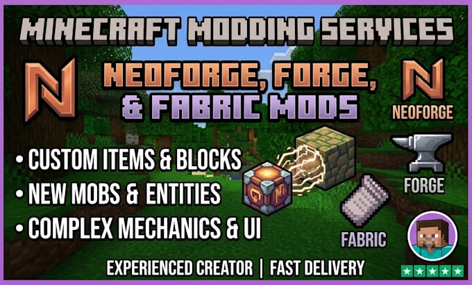 create minecraft neoforge,forge,fabric mods