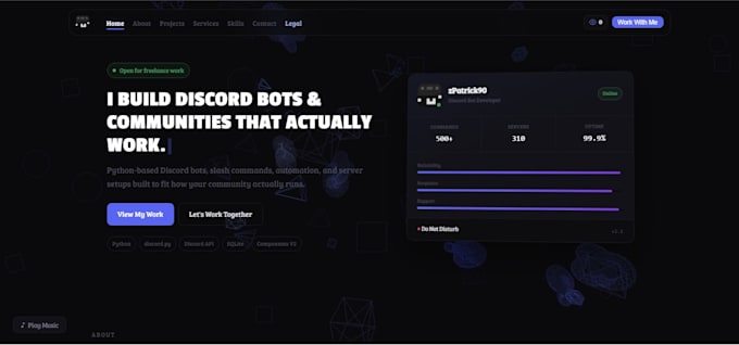develop a custom discord bot using python