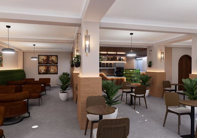 sketchup model commercial retail space,3d interior, exterior design, vray render