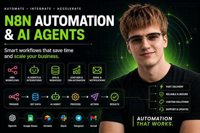 build n8n ai agents and automation workflows
