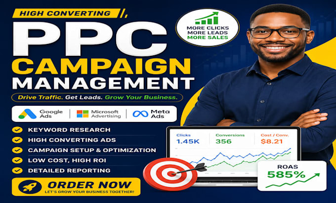 setup and manage ppc ads as google ads campaign