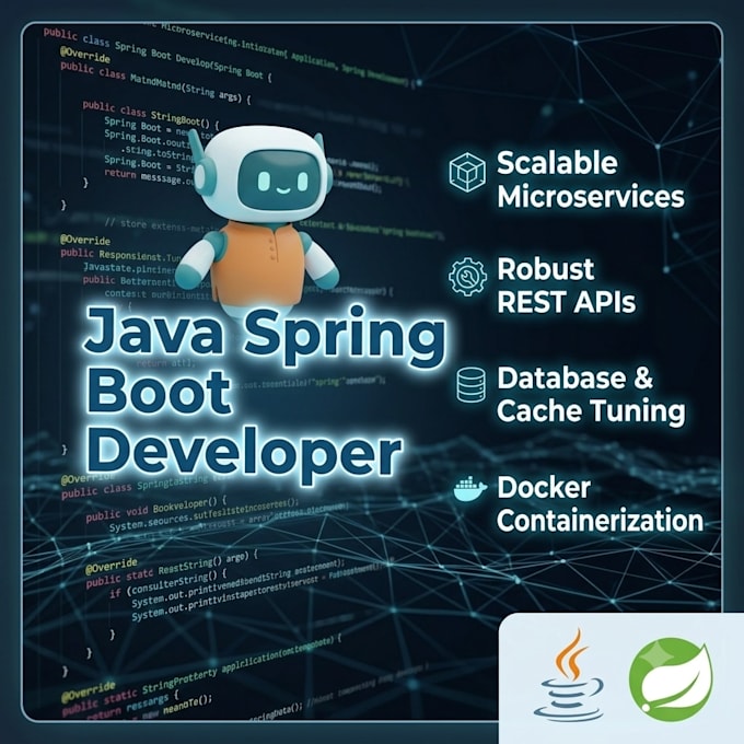 develop robust java backend microservices and rest apis