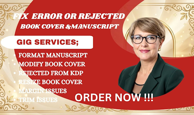fix, format or resize KDP paperback book cover, margin issues edit manuscript