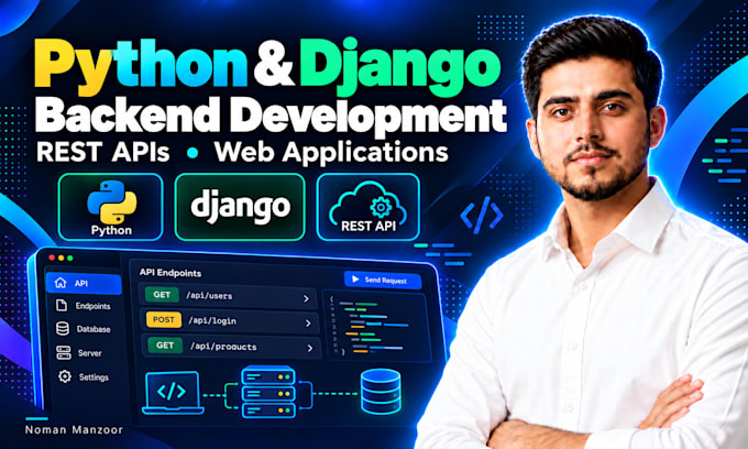 build django rest API and python backend web application