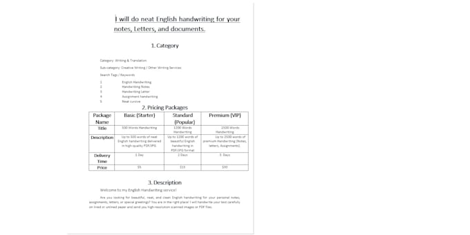 do hand writing and data entry
