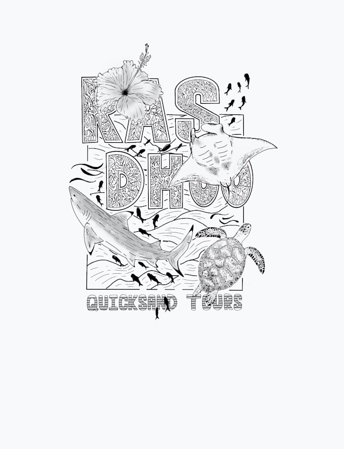 create logo and digital artworks for merchandise