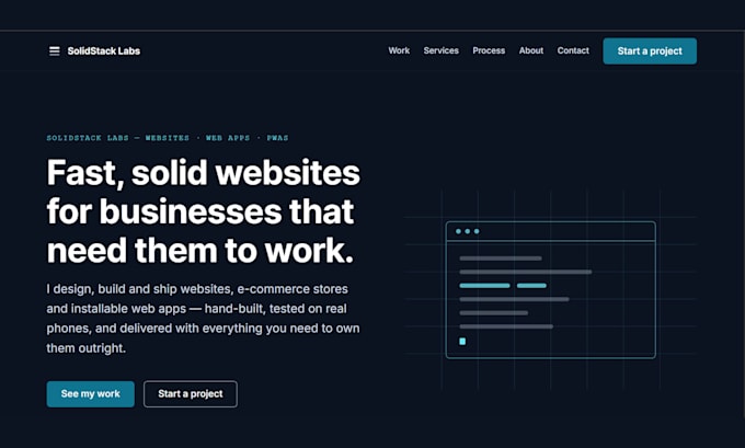 design and build a wordpress website that loads fast on mobile