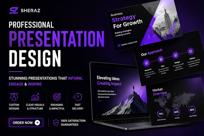 create modern presentation designs