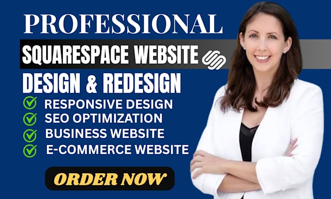 squarespace website design, redesign and customization
