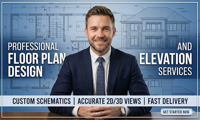 create professional floor plans and elevation drawings for ca, tx, fl and ny