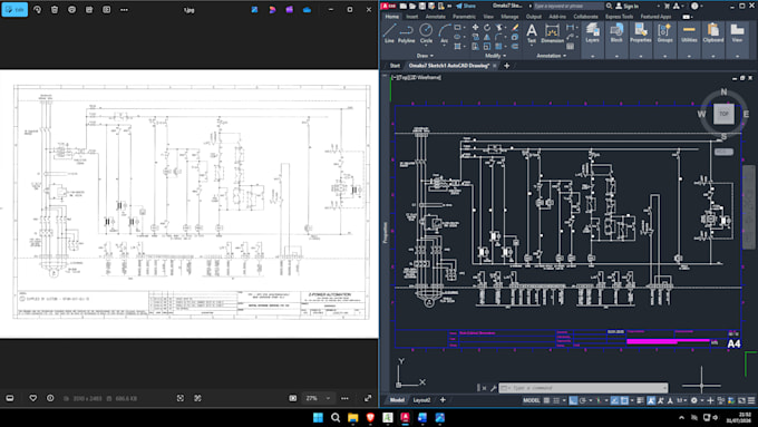 make mechanical, electrical, pneumatic, hydraulic drawing