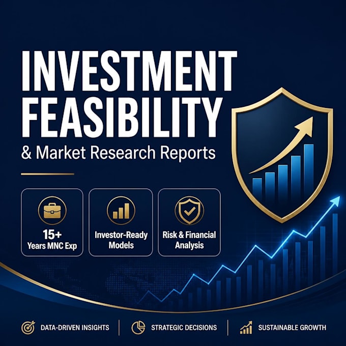 create a professional investment feasibility study and market report