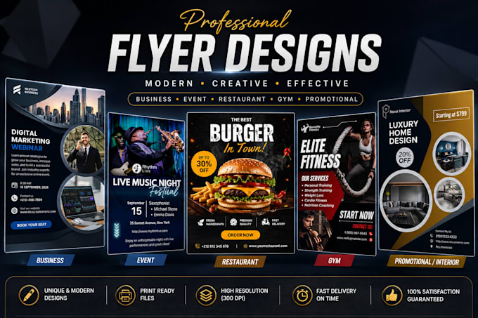 design professional flyer designs
