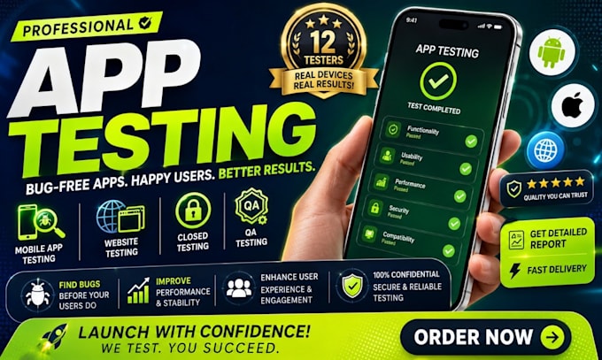 do app testing, closed testing for google play website testing