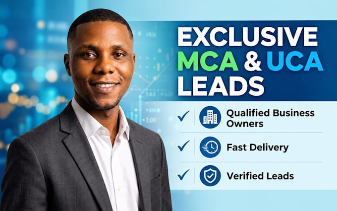generate targeted mca and uca leads for your business
