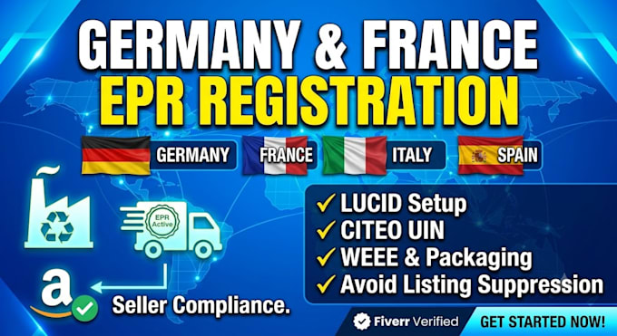 do germany lucid epr registration, amazon epr, citeo, bdo compliance