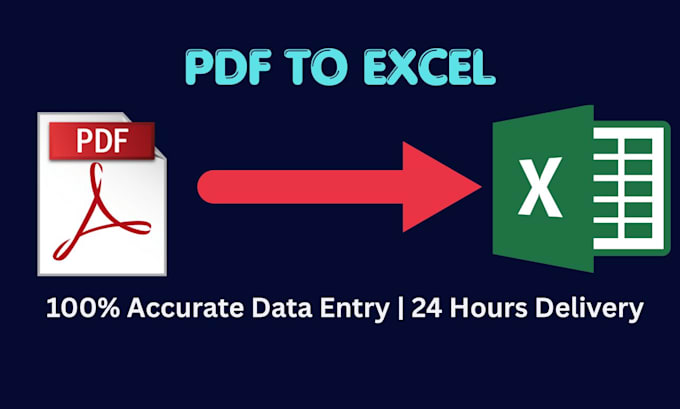 pdf to excel, data entry, copy paste, excel, web research