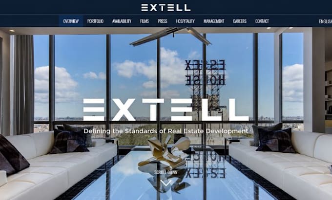 build wix property development website construction building company website