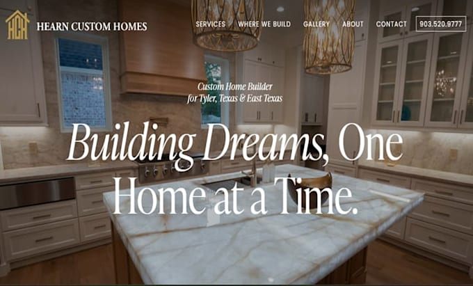 build wix property development website construction building company website
