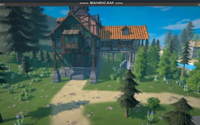 design unreal engine 5 game environment, level design, world building landscapes