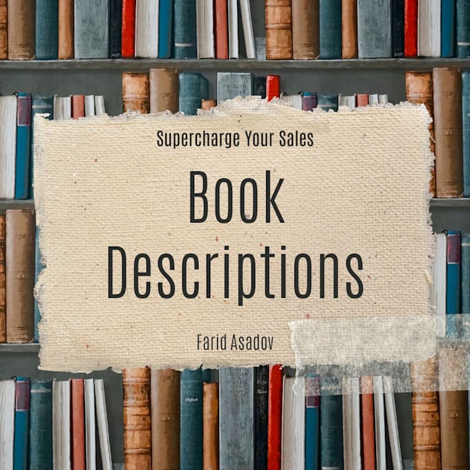 write a book description or book blurb
