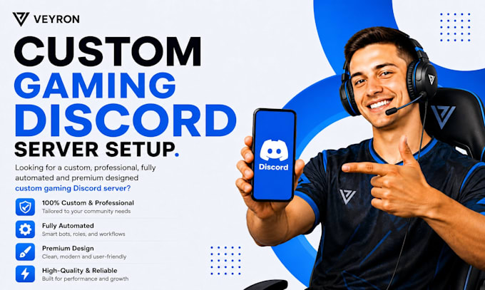 make a professional discord server for your gaming community