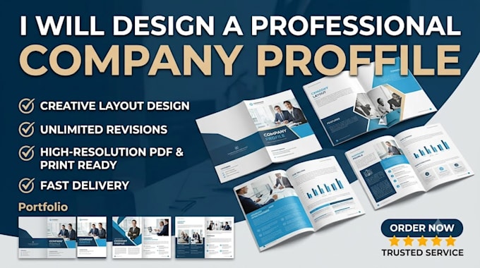 create a corporate company profile document that builds trust