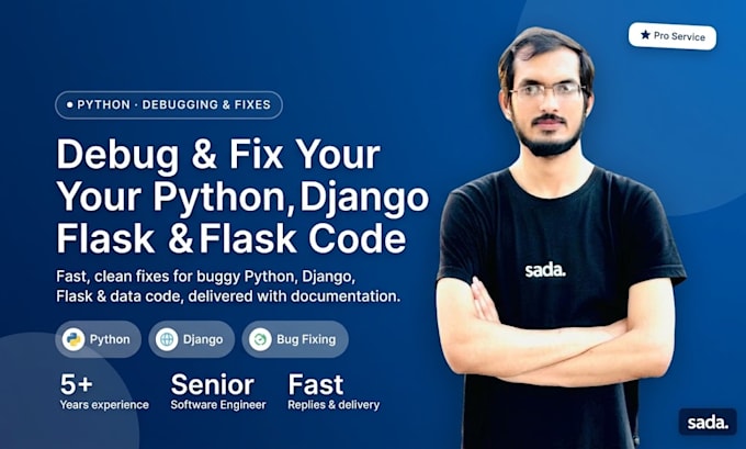 debug and fix python, django, flask, pandas, openai, sqlalchemy code