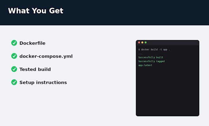 dockerize your application with docker and docker compose