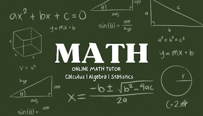 teach you calculus algebra and statistic in easy way